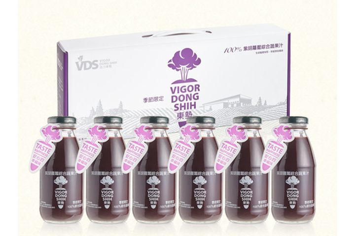 100%紫胡蘿蔔綜合蔬果汁6瓶裝