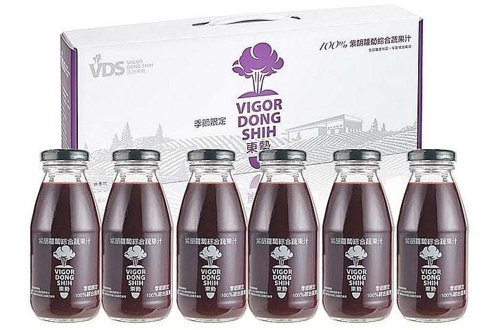 100%紫胡蘿蔔綜合蔬果汁6瓶4盒