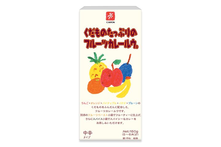 日本CANYON 兒童水果咖哩塊