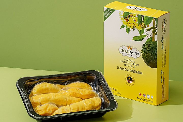 團購優惠－馬來西亞冷凍金包榴槤2盒組